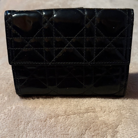 Dior Handbags - CHRISTIAN DIOR cannage trifold compact
